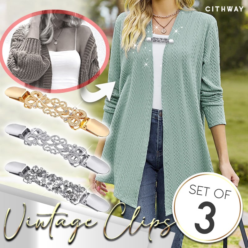 Cithway™ High-Fashion Retro Cardigan Safety Clips