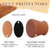 Chair & Table Legs Felt Protective Covers (Set of 8)