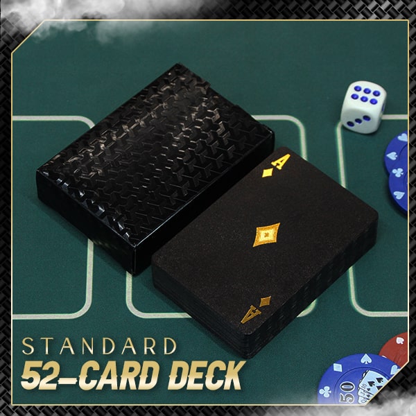 Black Golden Luxe Playing Cards